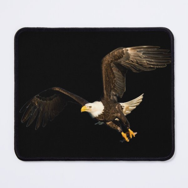 Item preview, Majestic Flying Bald Eagle Powerful American Wildlife Art designed and sold by Azmatdesigner.