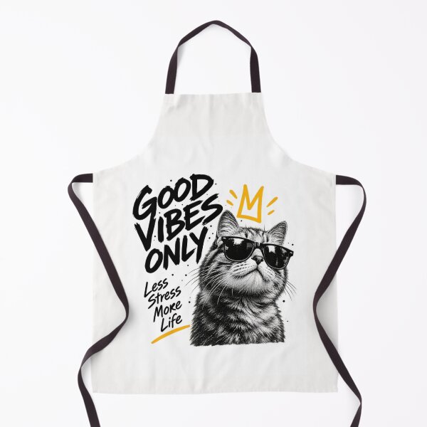 Item preview, Good Vibes Only Cool Cat designed and sold by InterStore78.