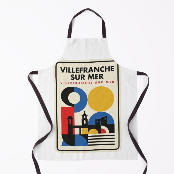 Item preview, Retro Villefranche Sur Mer Bauhaus Geometric Skyline designed and sold by k3rstman1.