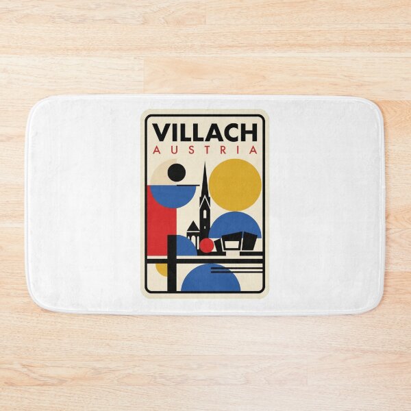 Item preview, Retro Villach Bauhaus Geometric Skyline designed and sold by k3rstman1.