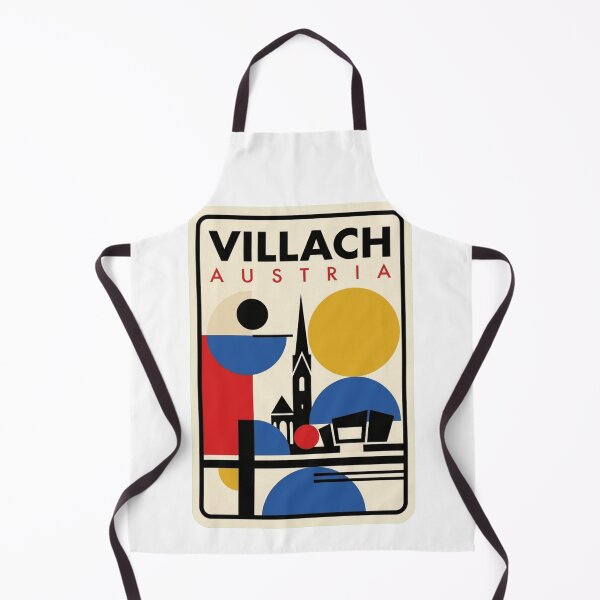 Item preview, Retro Villach Bauhaus Geometric Skyline designed and sold by k3rstman1.