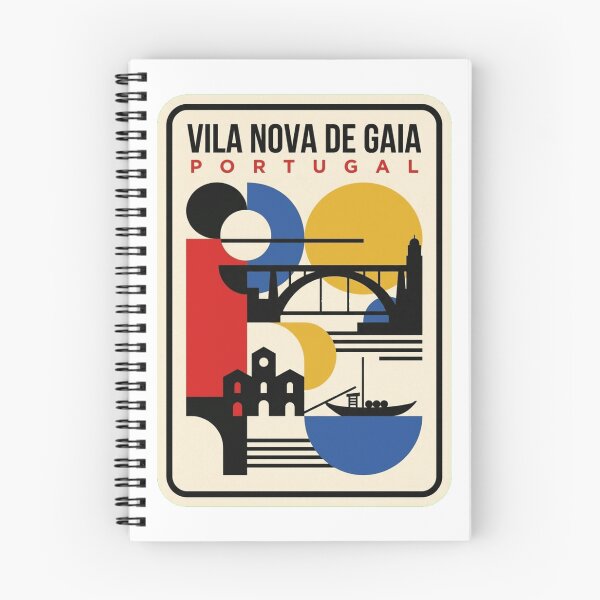 Item preview, Retro Vila Nova De Gaia Bauhaus Geometric Skyline designed and sold by k3rstman1.