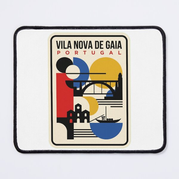 Item preview, Retro Vila Nova De Gaia Bauhaus Geometric Skyline designed and sold by k3rstman1.