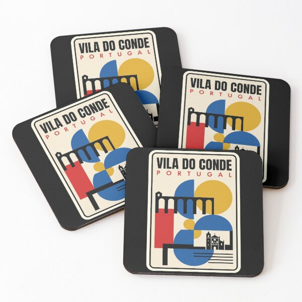 Item preview, Retro Vila Do Conde Bauhaus Geometric Skyline designed and sold by k3rstman1.