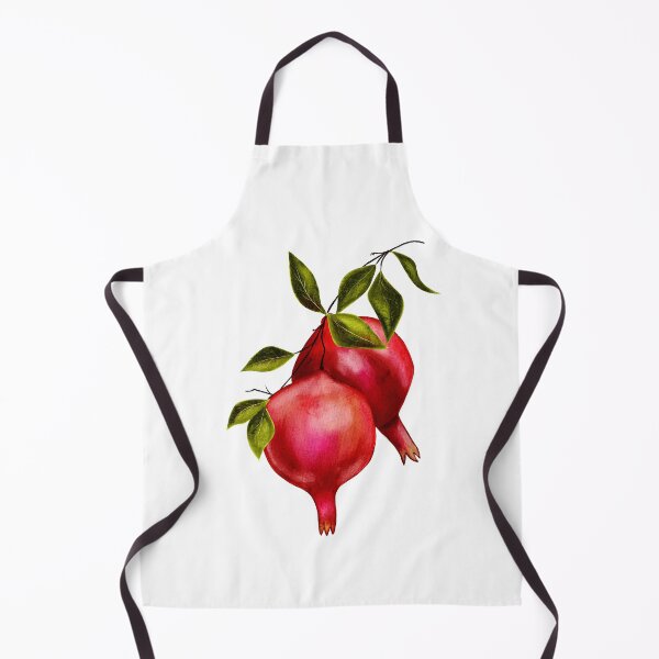 Item preview, Aesthetic Watercolor Pomegranate Branch Botanical Illustration designed and sold by DigiBlossom.