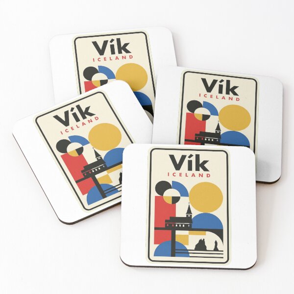 Item preview, Retro Vík Bauhaus Geometric Skyline designed and sold by k3rstman1.