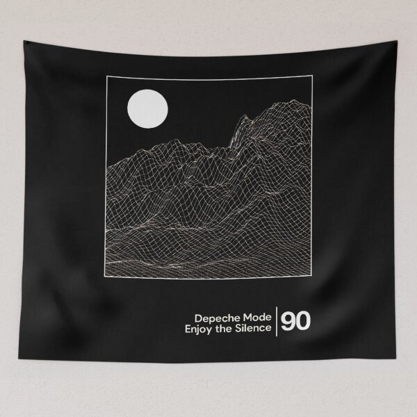 Item preview, Enjoy the Silence - Depeche Mode  Minimal Graphic Artwork designed and sold by MurrayDavis.