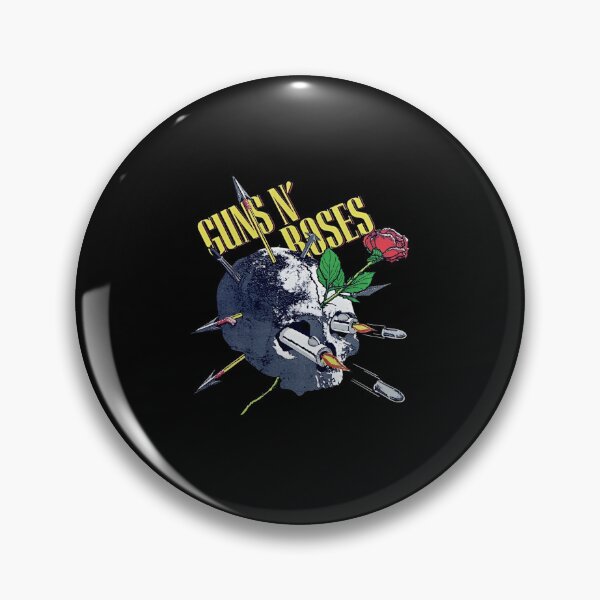 Item preview, Guns N Roses Skull Pierced Arrows Bullets and Rose Artwork designed and sold by TimAWarner.