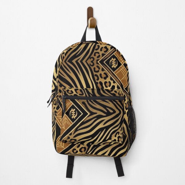 Item preview, Luxury Animal Print Fusion | Black & Gold African-Inspired Pattern designed and sold by BloomyBCrafts.
