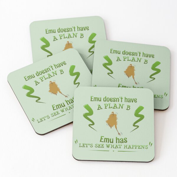 Item preview, Emu, crazy, bird designed and sold by RedPoppyStudio.