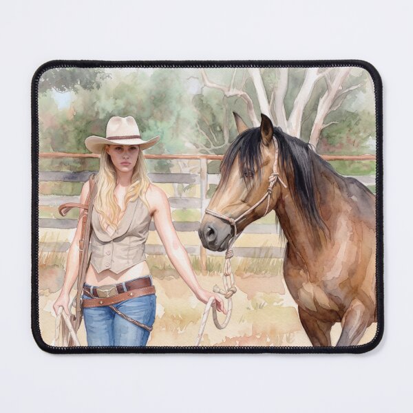 Item preview, COWGIRLS AND HORSES designed and sold by Barbara Jean Photo Art And Design.