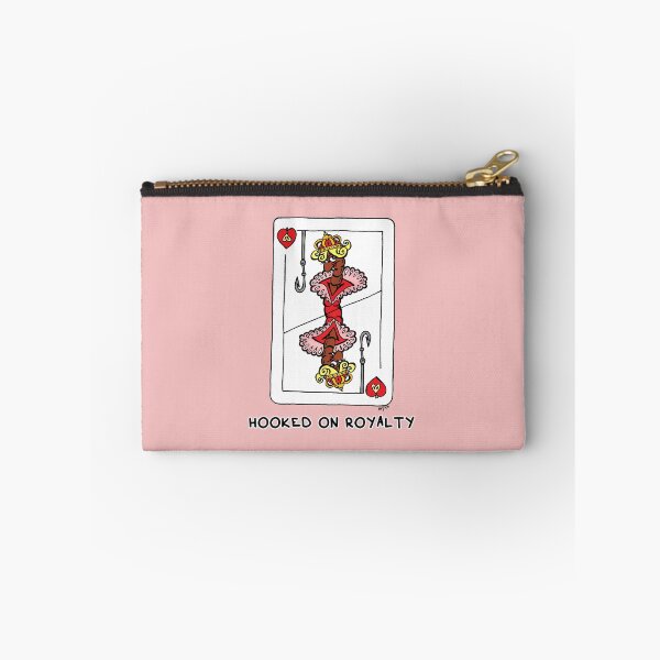Item preview, Hooked On Royalty Sticker | Funny Playing Card Queen Worm Meme designed and sold by MyxaART.