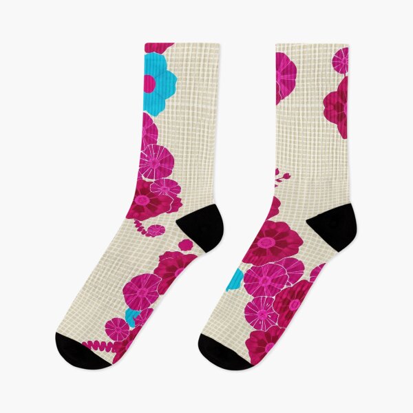 Item preview, Pink and ivory floral pattern design designed and sold by Chi261.
