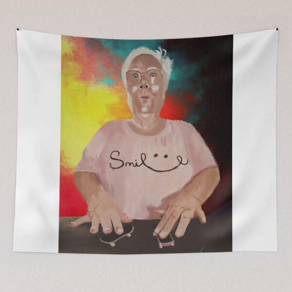Item preview, Flippin Granny portrait painting  designed and sold by thehat24.