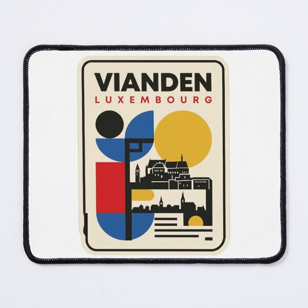 Item preview, Retro Vianden Bauhaus Geometric Skyline designed and sold by k3rstman1.