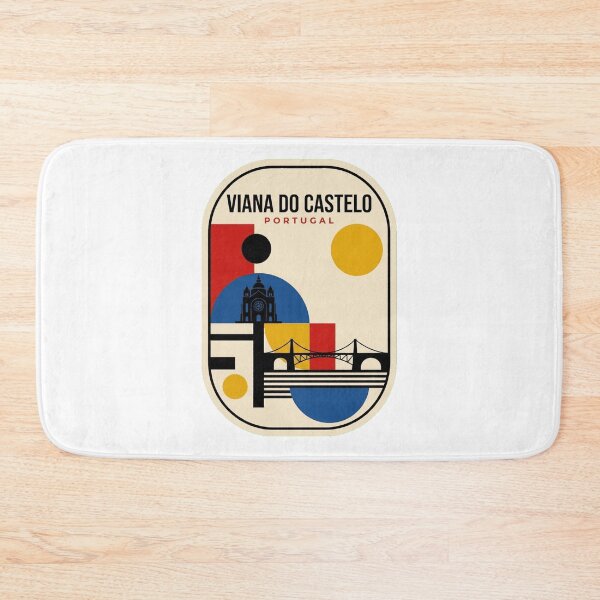 Item preview, Retro Viana Do Castelo Bauhaus Geometric Skyline designed and sold by k3rstman1.