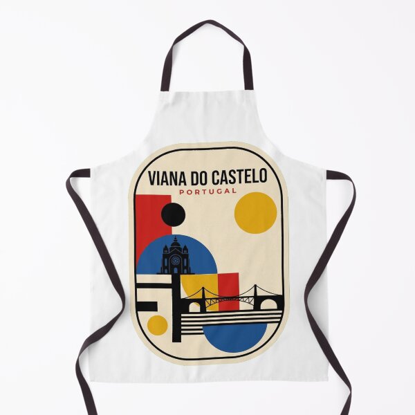 Item preview, Retro Viana Do Castelo Bauhaus Geometric Skyline designed and sold by k3rstman1.