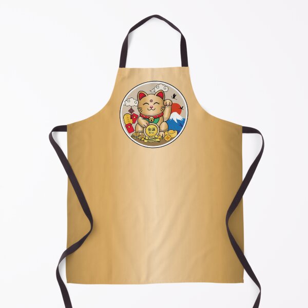 Item preview, Gold Lucky Cat of Wealth and Prosperity designed and sold by Vector Woofs.