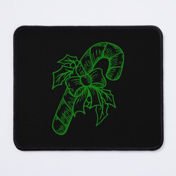 Item preview, Green Vintage Christmas Candy Cane Design designed and sold by pattern-archive.