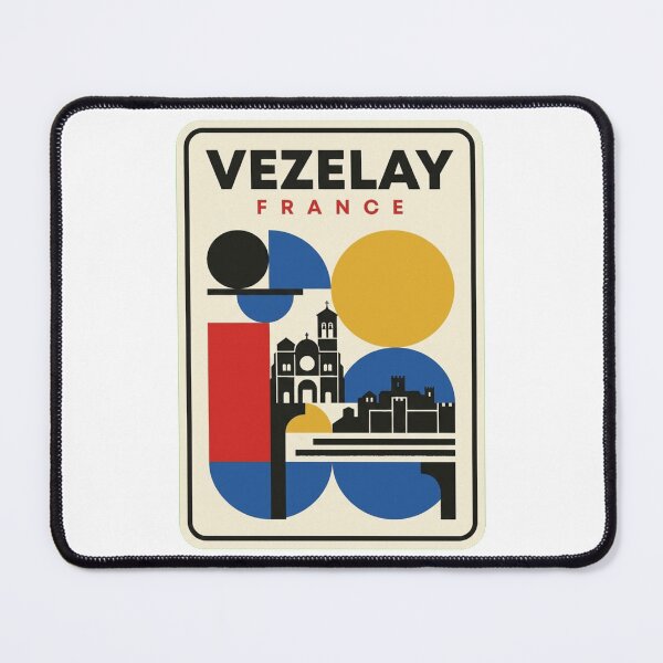 Item preview, Retro Vezelay Bauhaus Geometric Skyline designed and sold by k3rstman1.