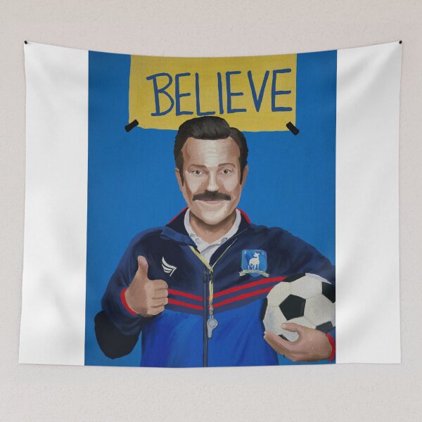 Item preview, Ted Lasso portrait painting  designed and sold by thehat24.