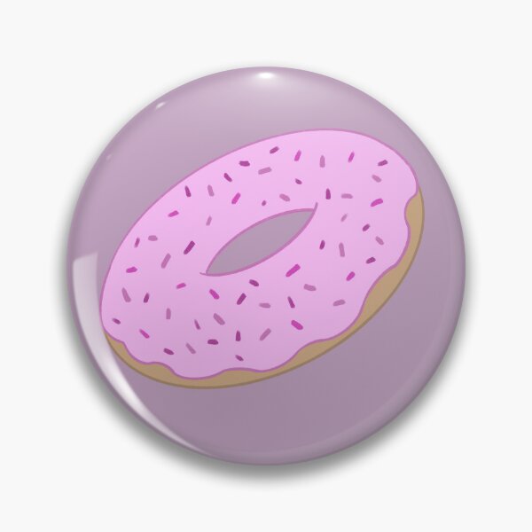 Item preview, Pink Cartoon Donut designed and sold by ClarissaDoodles.