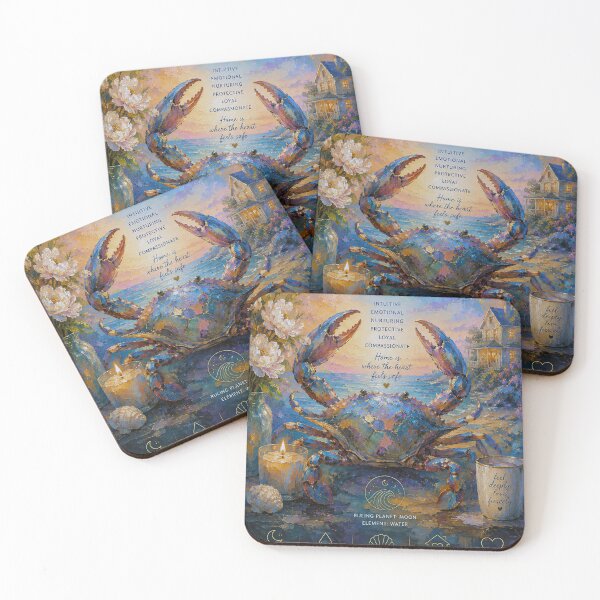 Item preview, Cancer Zodiac Painting – Kreeft Astrology Art designed and sold by GalleryKauffeld.