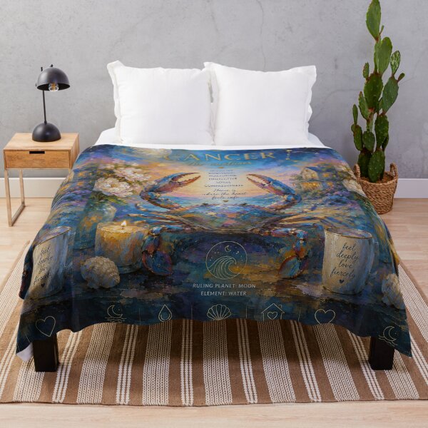 Item preview, Cancer Zodiac Painting – Kreeft Astrology Art designed and sold by GalleryKauffeld.