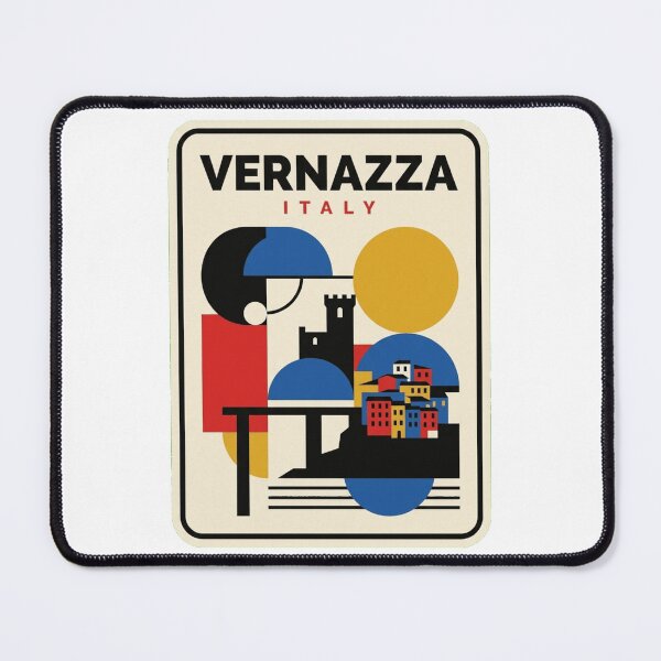 Item preview, Retro Vernazza Bauhaus Geometric Skyline designed and sold by k3rstman1.
