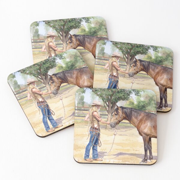 Item preview, COWGIRLS AND HORSES designed and sold by Barbara Jean Photo Art And Design.