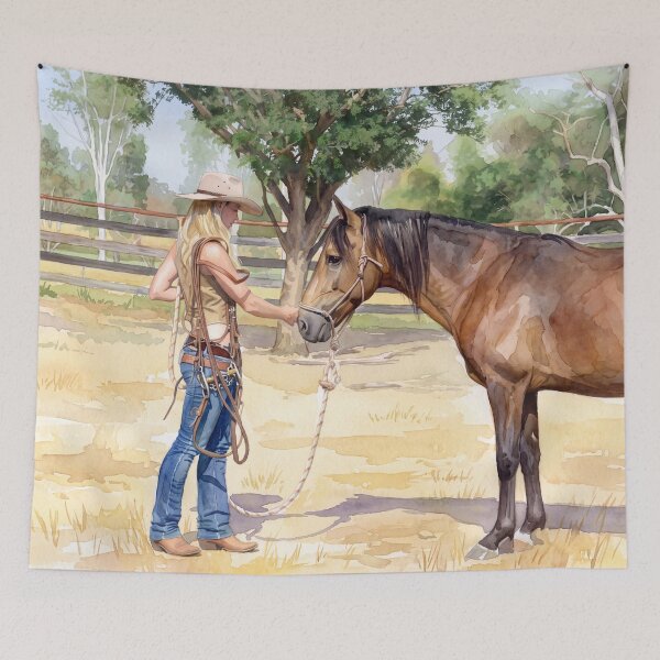 Item preview, COWGIRLS AND HORSES designed and sold by Barbara Jean Photo Art And Design.