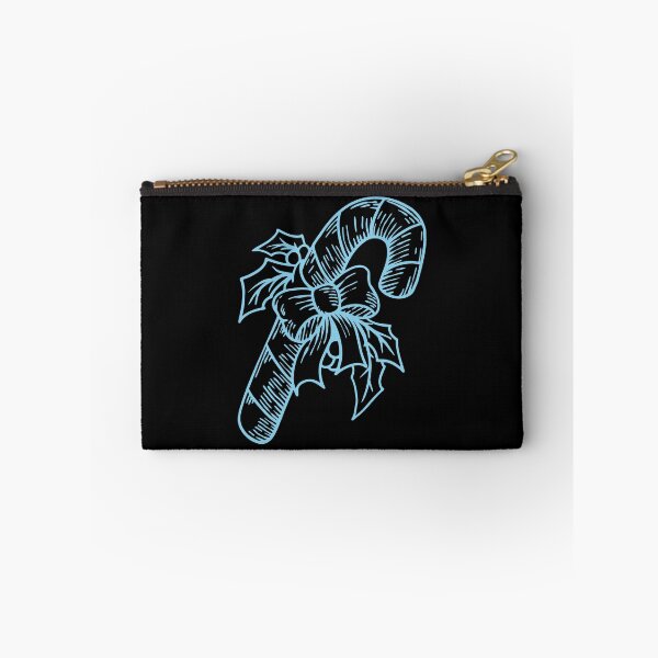 Item preview, Sky Blue Vintage Christmas Candy Cane Design designed and sold by pattern-archive.