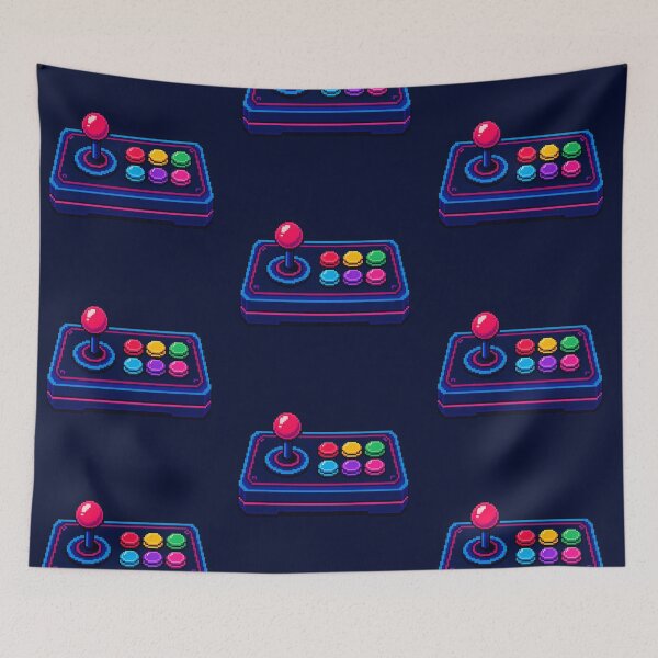 Item preview, Pixel Space Colony Futuristic Cosmos Art designed and sold by Glitchart66.