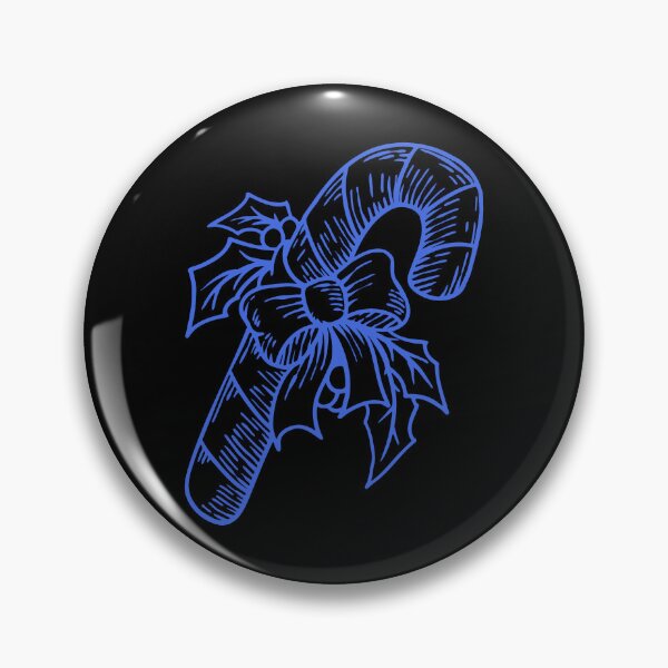 Item preview, Royal Blue Vintage Christmas Candy Cane Design designed and sold by pattern-archive.