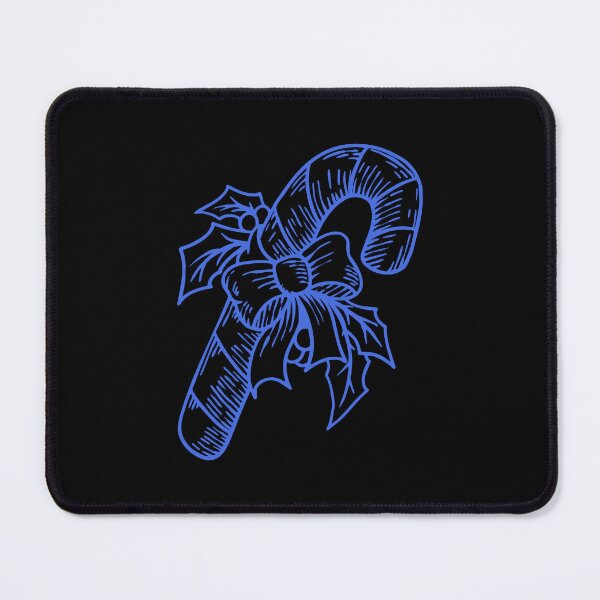 Item preview, Royal Blue Vintage Christmas Candy Cane Design designed and sold by pattern-archive.