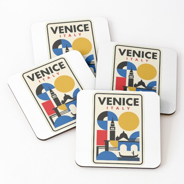 Item preview, Retro Venice Italy Bauhaus Geometric Skyline designed and sold by k3rstman1.