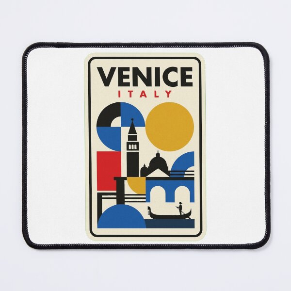 Item preview, Retro Venice Italy Bauhaus Geometric Skyline designed and sold by k3rstman1.