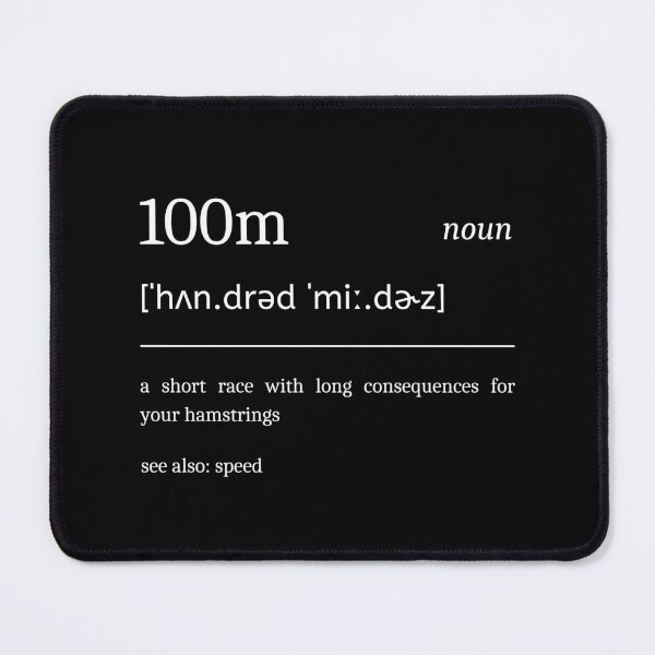 Item preview, 100m Run Definition Funny Sprinter designed and sold by StrideSuccess.