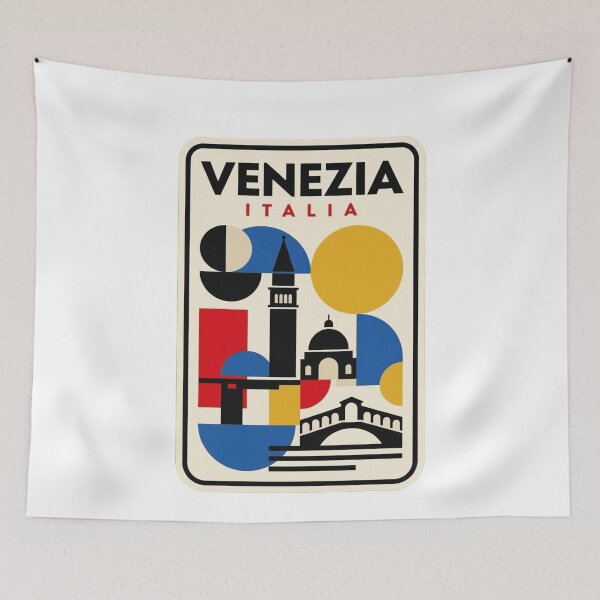 Item preview, Retro Venezia Bauhaus Geometric Skyline designed and sold by k3rstman1.
