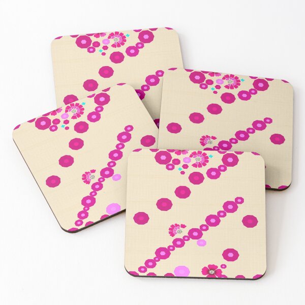 Item preview, Pink and ivory floral pattern design designed and sold by Chi261.