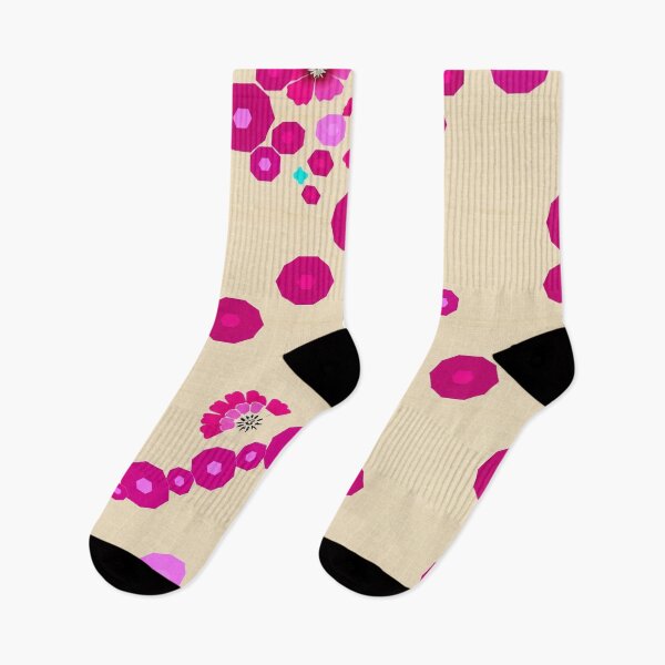 Item preview, Pink and ivory floral pattern design designed and sold by Chi261.