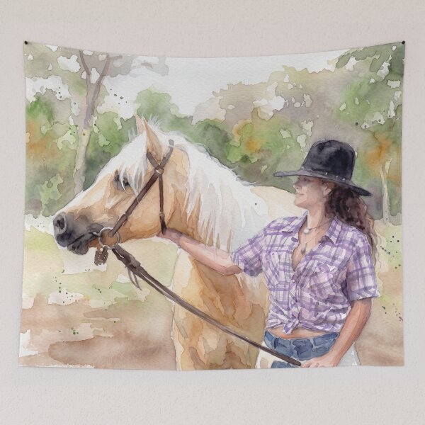 Item preview, COWGIRLS AND HORSES designed and sold by Barbara Jean Photo Art And Design.