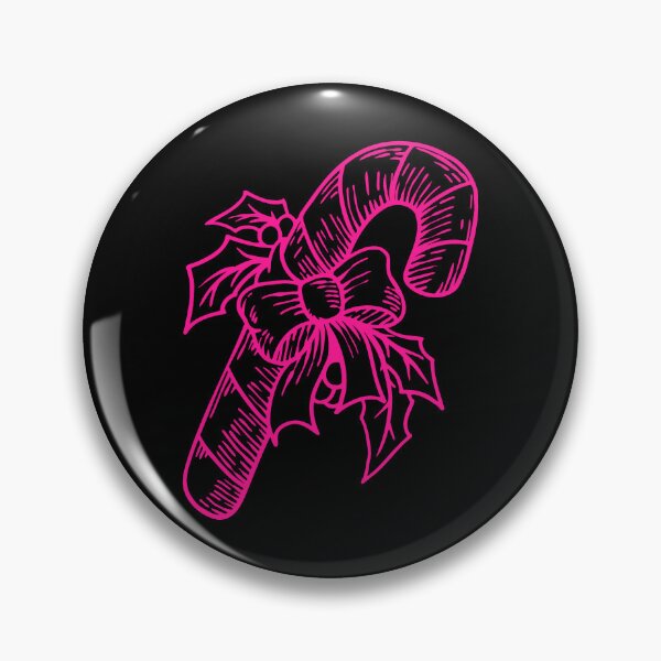 Item preview, Hot Pink Vintage Christmas Candy Cane Design designed and sold by pattern-archive.