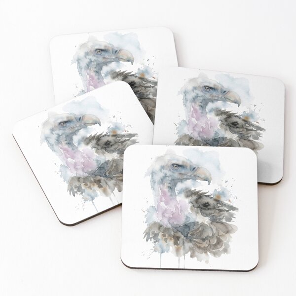 Item preview, Ruppell's Vulture, Misty Blue and Mauve designed and sold by caracatita75.