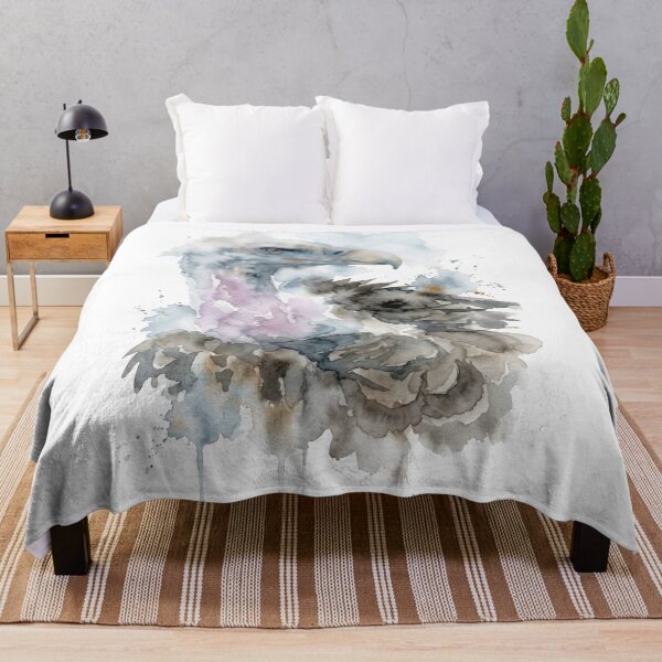 Item preview, Ruppell's Vulture, Misty Blue and Mauve designed and sold by caracatita75.
