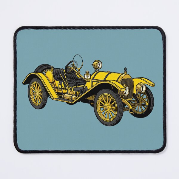 Item preview, 1910 Mercer Type 35R Raceabout: Brass Era Speedster Art Print designed and sold by FreiherrPK.