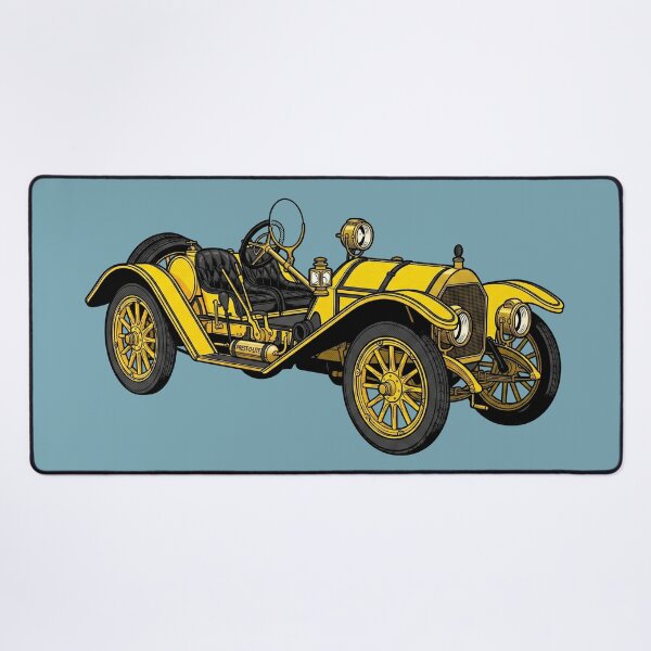 Item preview, 1910 Mercer Type 35R Raceabout: Brass Era Speedster Art Print designed and sold by FreiherrPK.
