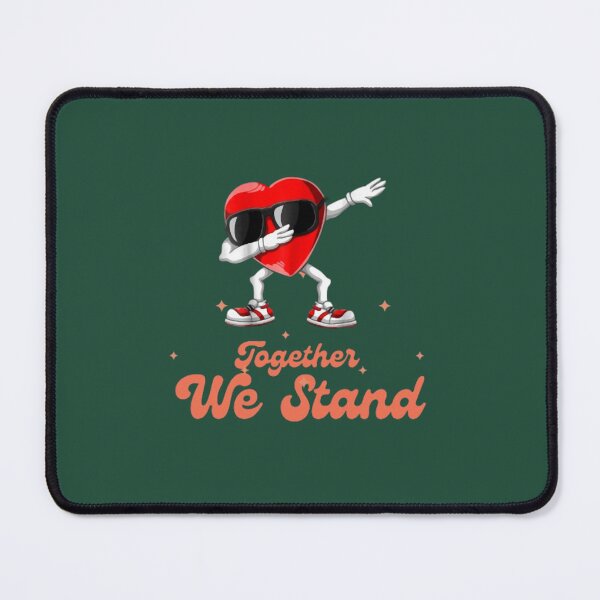 Item preview, Dabbing heart Together we stand valentines day designed and sold by NourishingShop.