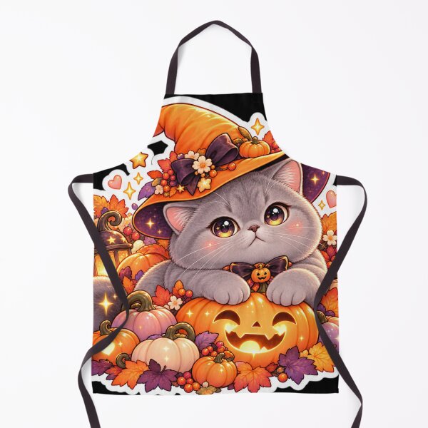 Item preview, Kawaii British Shorthair Witch Cat designed and sold by Christiana-Art.