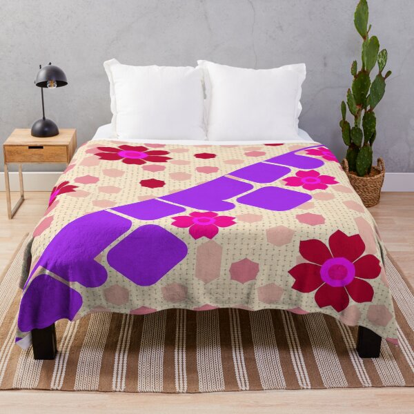Item preview, Pink and ivory floral pattern design designed and sold by Chi261.